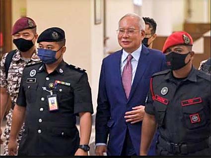 Malaysia former Prime Minister Najib is the author of his own misfortune, said the judge