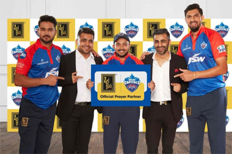 Zed Black announced as ‘’Official Prayer Partner’ for Delhi Capitals