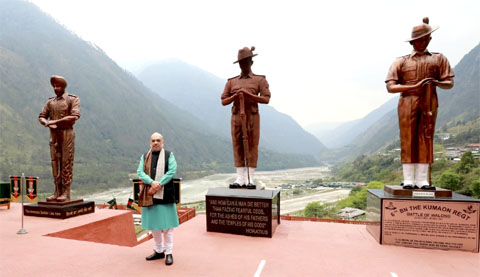 अरुणाचल के किबिथू में गृह मंत्री अमित शाह ने चीन को दिया कड़ा संदेश