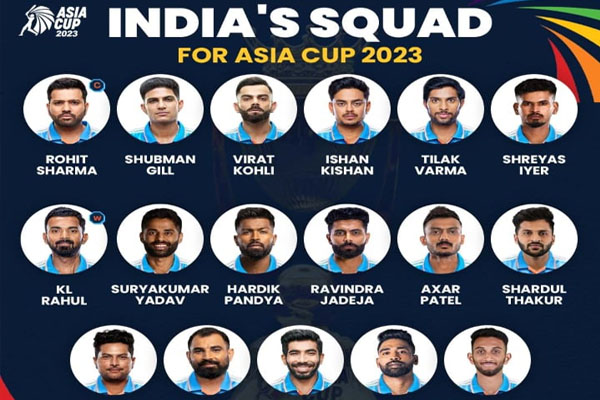 एशिया कप के लिए भारतीय टीम का ऐलान ,KL राहुल और बुमराह की टीम में वापसी