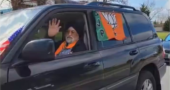 US: Overseas supporters of BJP organise car rallies in Maryland and Atlanta