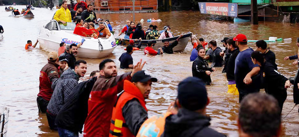 ब्राजील में बाढ़ से 75 लोगों की मौत, कई लापता