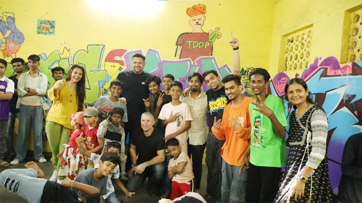 Universal Music Group’s Adam Granite Visits Dharavi Dream Project’s Hip-Hop School, Empowering Young Artists