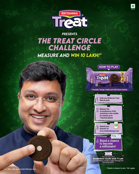ब्रिटानिया ट्रीट सर्कल चैलेंज में हिस्सा लें और रु 10 लाख जीतने का मौका पाएं