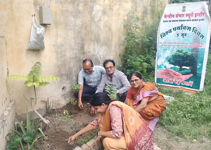 world environment day indore – विश्व पर्यावरण दिवस – पौधे लगाने के बाद भी उनकी देखभाल करे: गंगराडे