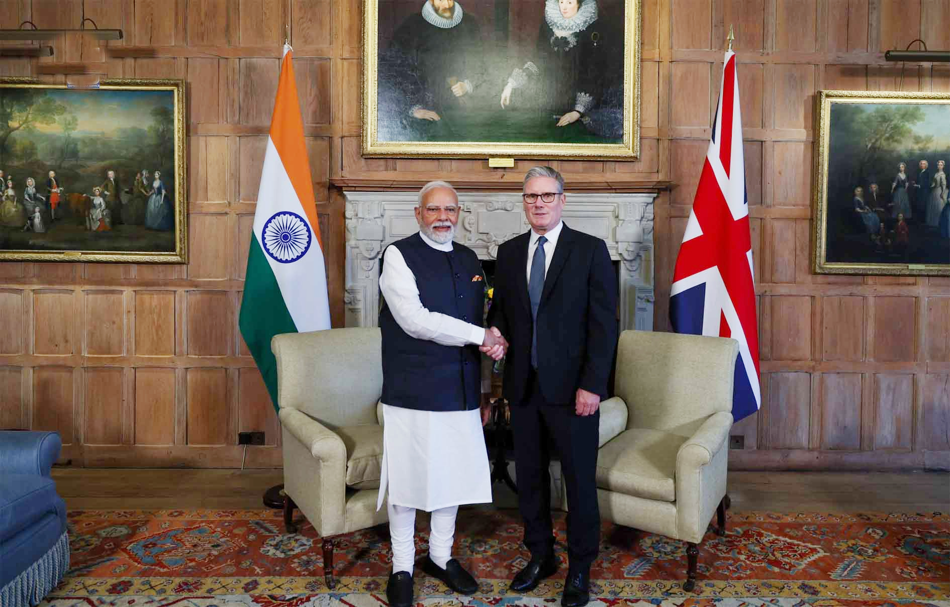 पीएम मोदी और कीर स्टार्मर ने किए भारत और ब्रिटेन मुक्त व्यापार समझौते पर हस्ताक्षर