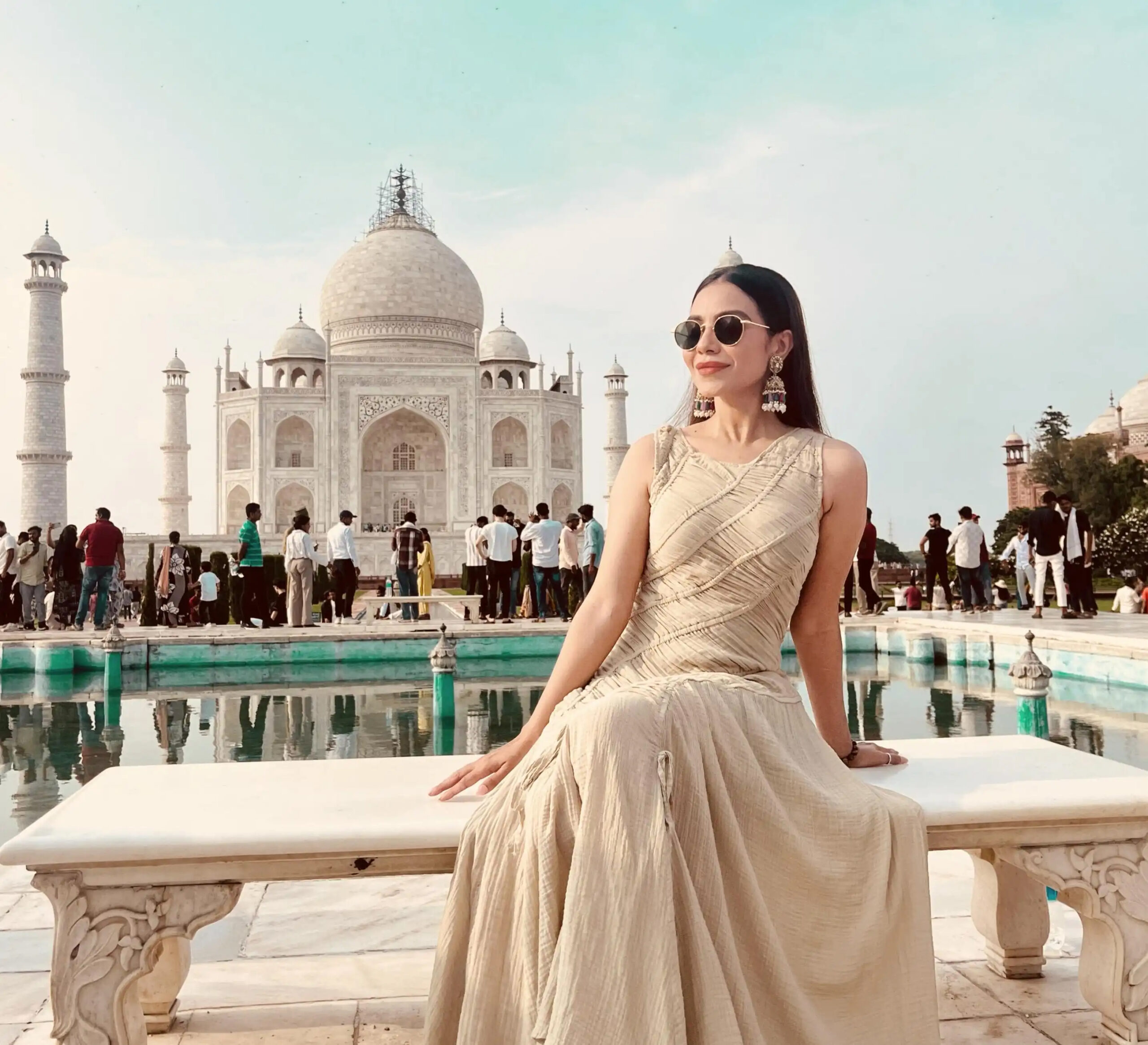 “When I stood in front of the Taj Mahal, I was awestruck,” says Sushmita Banik on her first visit