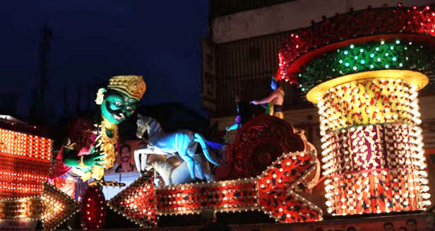 Madhya Pradesh : इंदौर अनंत चतुदर्शी – 2025 : हुकमचंद मिल की झांकी को मिला प्रथम स्थान