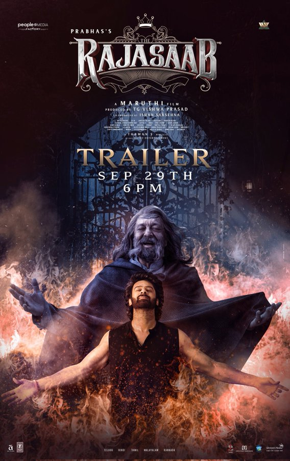 Rebel Star Prabhas Gears Up for The RajaSaab Trailer Launch on Sept 29 — Big Reveal Expected