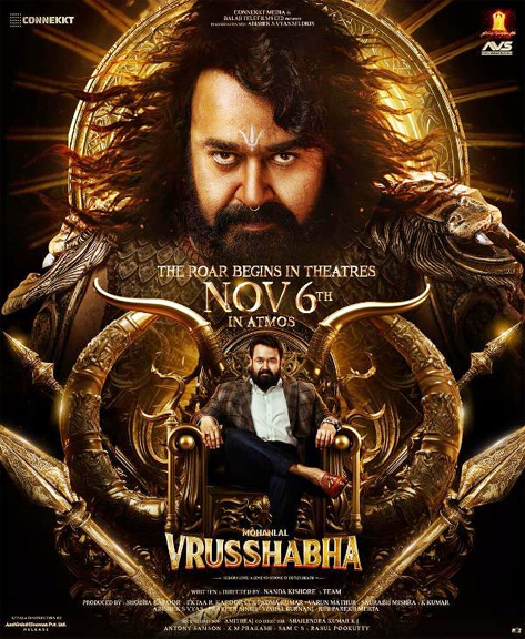 Vrusshabha Roars into Cinemas on 6th November