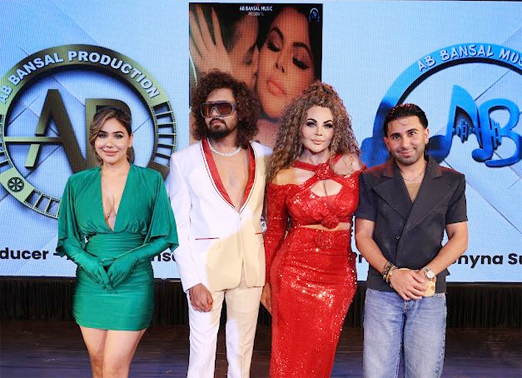 राखी सावंत, शहबाज खान के म्यूजिक वीडियो “ज़रूरत” के ग्रैंड लॉन्च पर ओरी, पूनम पांडे, अर्शी खान, शिव ठाकरे, कंगना शर्मा की उपस्थिति