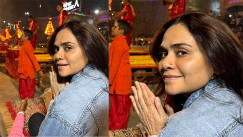 Amruta Khanvilkar’s Divine Varanasi Visit !