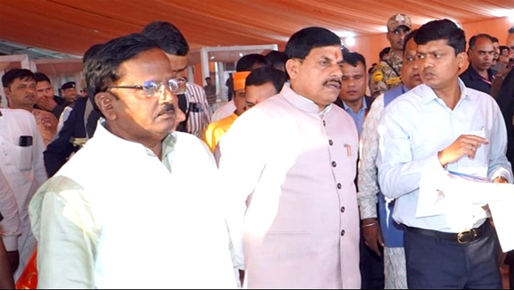 Ujjain : उज्जैन में भव्य सामूहिक विवाह समारोह — CM डॉ. मोहन यादव ने किया स्थल का निरीक्षण