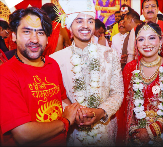 MP: Ujjain – CM डॉ. मोहन यादव के बेटे की शादी में शामिल होने पंडित धीरेंद्र शास्त्री पहुंचे उज्जैन