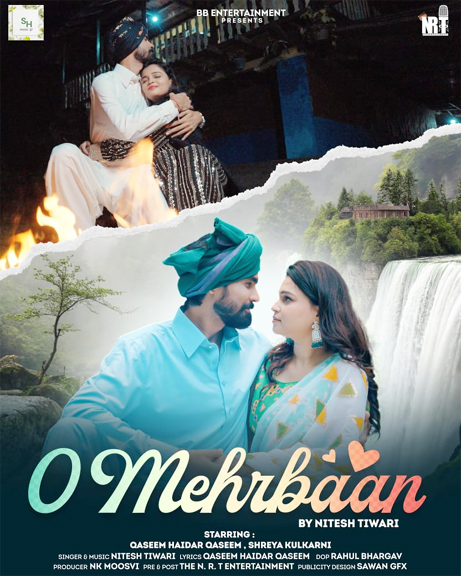 Romance in Soft Hues: O Mehrbaan Poster Highlights the Tender Chemistry of Qaseem Haidar Qaseem and Shreya Kulkarni