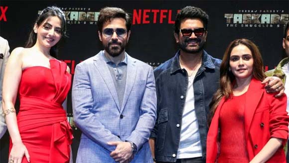 Netflix Taskaree Launch Emraan Hashmi Amruta Khanvilkar Zoya Afroz Sharad Kelkar