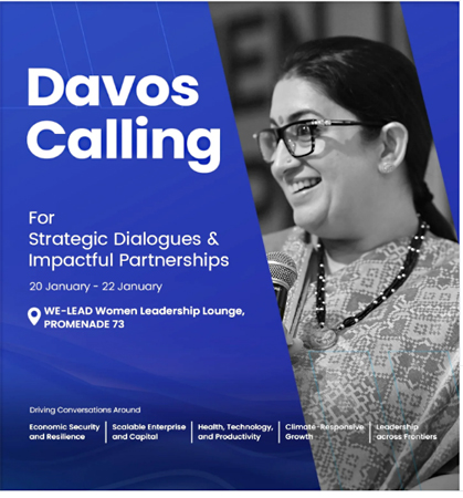 Smriti Irani to attend Davos 2026 during World Economic Forum Week