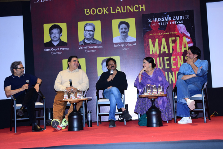RGV, Vishal Bharadwaj, Jaideep Ahlawat, Kirti Kulhari launch S Hussain Zaidi & Velly Thevar’s Mafia Queens of India